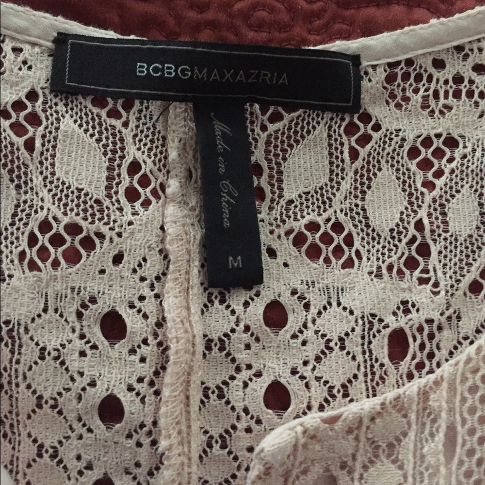 Pinkish Shade BCBG MAX AZRIA LACE DRESS- - Picture 3 of 4
